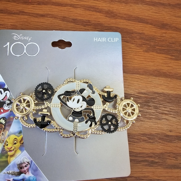 Mickey Steampunk Hair Clip Disney 100 NEW Neon Tuesday - Picture 8 of 10